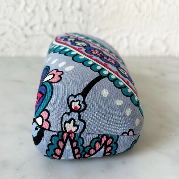 Vera Bradley Sunglass Eyeglass Hard Shell Case Makani Paisley Pattern - Picture 7 of 7